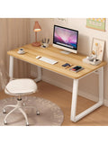 Moderner Computertisch 100 x 50 cm in Naturholz Optik fur Homeoffice Schlafzimmer und Buro
