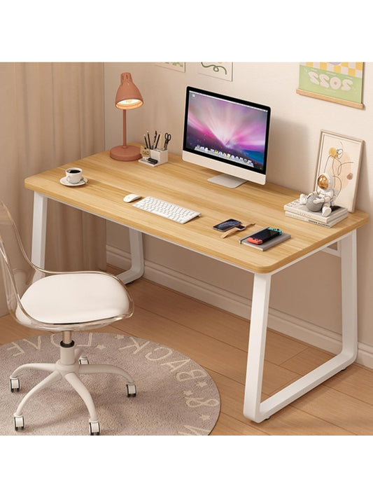 Moderner Computertisch 100 x 50 cm in Naturholz Optik fur Homeoffice Schlafzimmer und Buro
