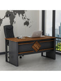 Moderner Burotisch 150 x 72 x 75,6 cm in Anthrazit und Eiche fur Homeoffice und Arbeitszimmer